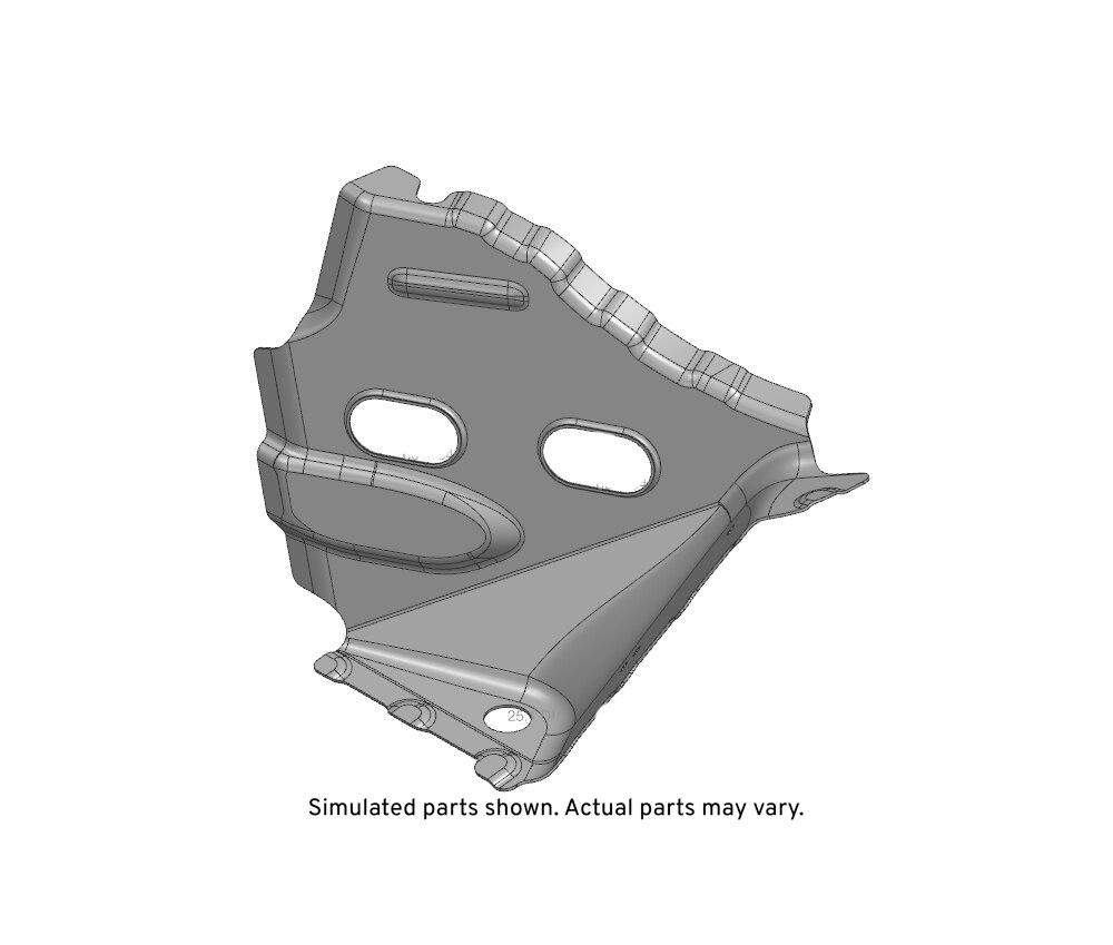 GM Genuine Parts Driver Side Rear Compartment Floor Panel Extension