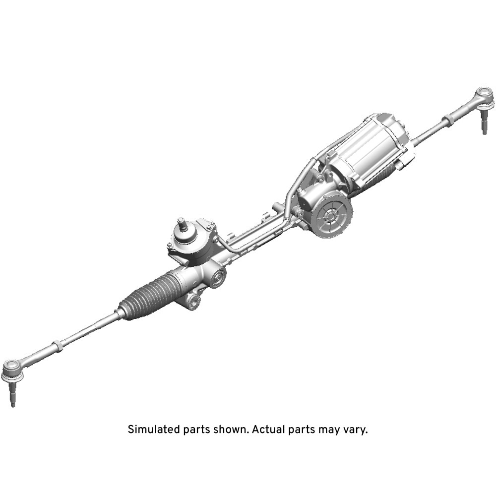 GM Genuine Parts Electric Dual Pinion Rack and Pinion Steering Gear, Remanufactured