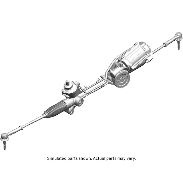 GM Genuine Parts Electric Dual Pinion Rack and Pinion Steering Gear, Remanufactured