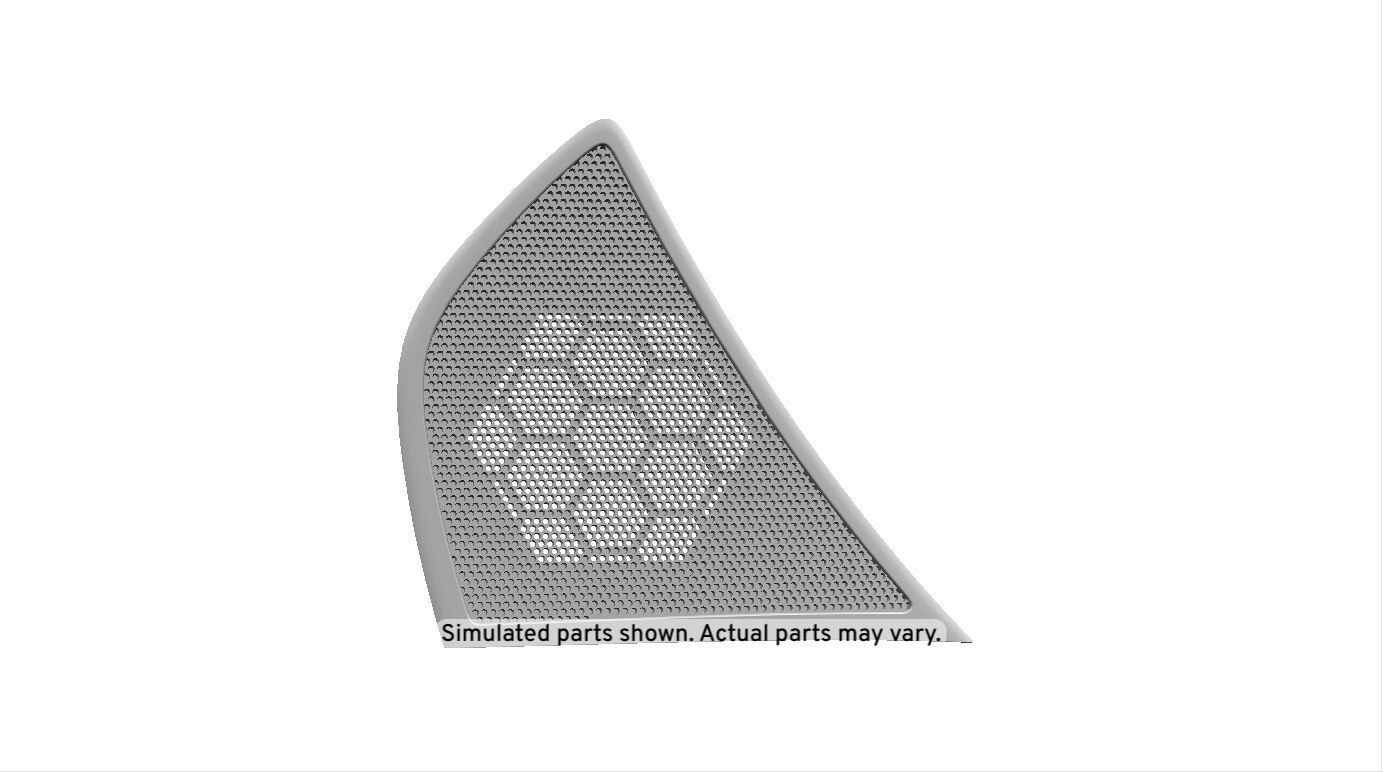 GM Genuine Parts Jet Black Front Driver Side Speaker Grille