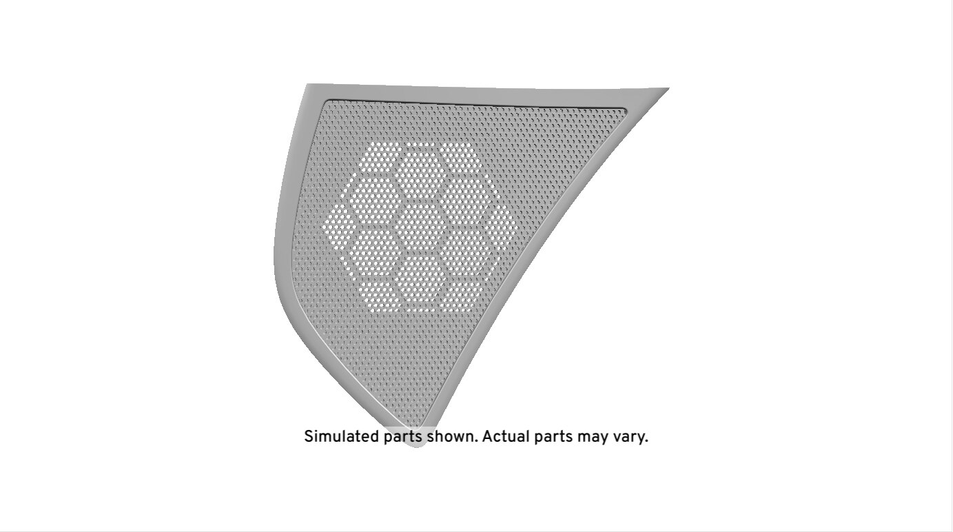 GM Genuine Parts Jet Black Front Driver Side Speaker Grille