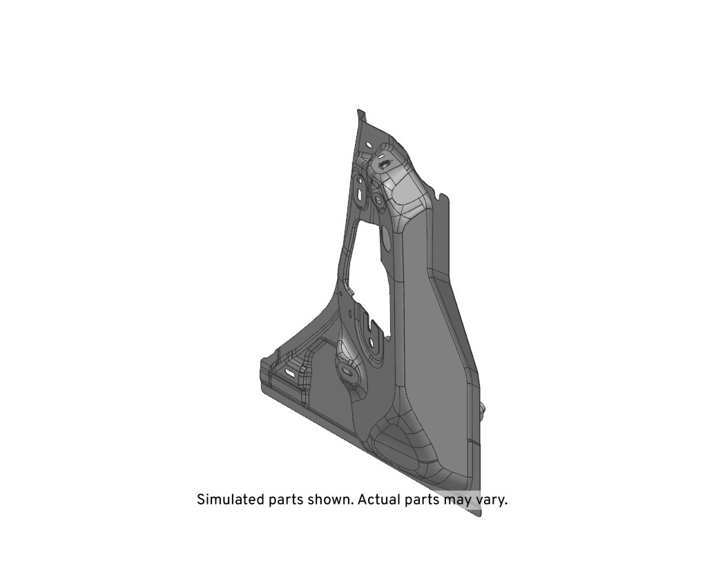 GM Genuine Parts Passenger Side Center Pillar Inner Panel Lower Reinforcement