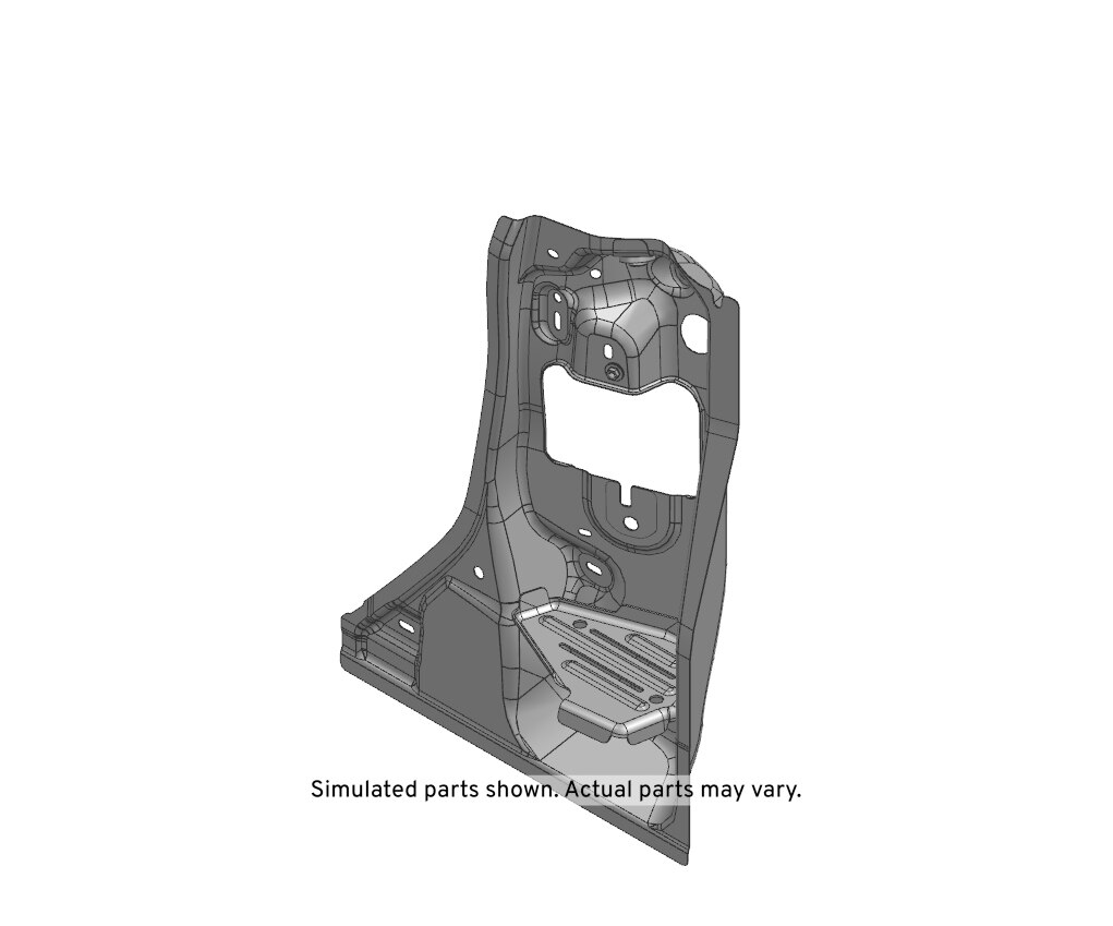 GM Genuine Parts Driver Side Center Pillar Inner Panel Lower Reinforcement