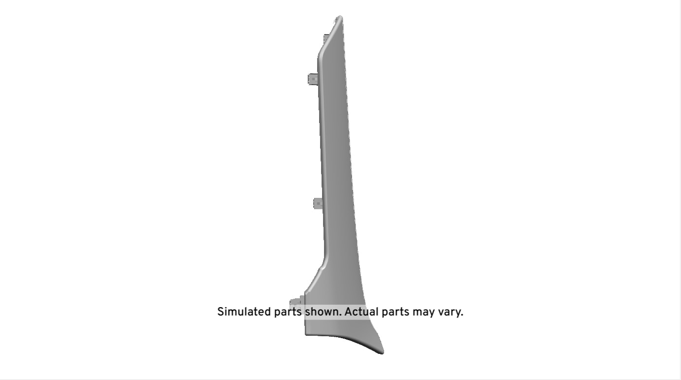 GM Genuine Parts Dark Ash Gray Passenger Side Instrument Panel Lower Trim Panel
