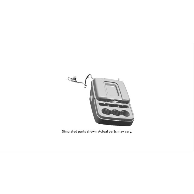 GM Genuine Parts Dark Ash Gray Front Center Seat Armrest