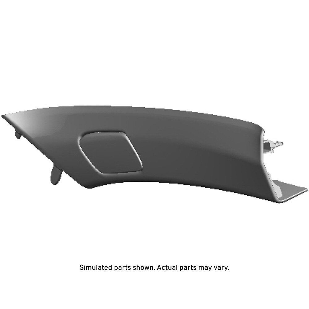 GM Genuine Parts Light Platinum Passenger Side Windshield Garnish Molding