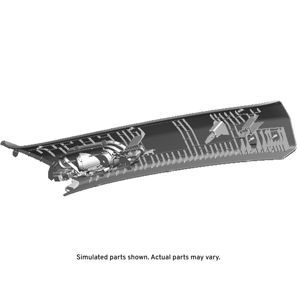GM Genuine Parts Light Platinum Driver Side Windshield Garnish Molding