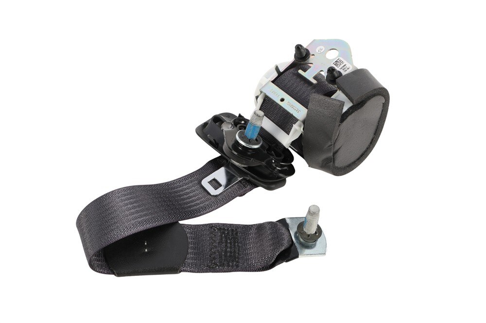 GM Genuine Parts Jet Black Rear Passenger Side Seat Belt with Retractor
