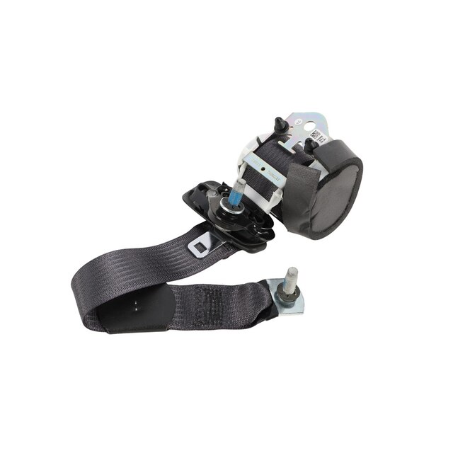 GM Genuine Parts Jet Black Rear Passenger Side Seat Belt with Retractor