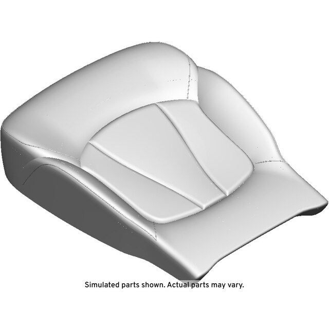 GM Genuine Parts Jet Black Passenger Seat Cushion Cover