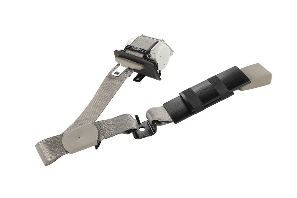 GM Genuine Parts Light Titanium Rear Center Seat Belt with Retractor