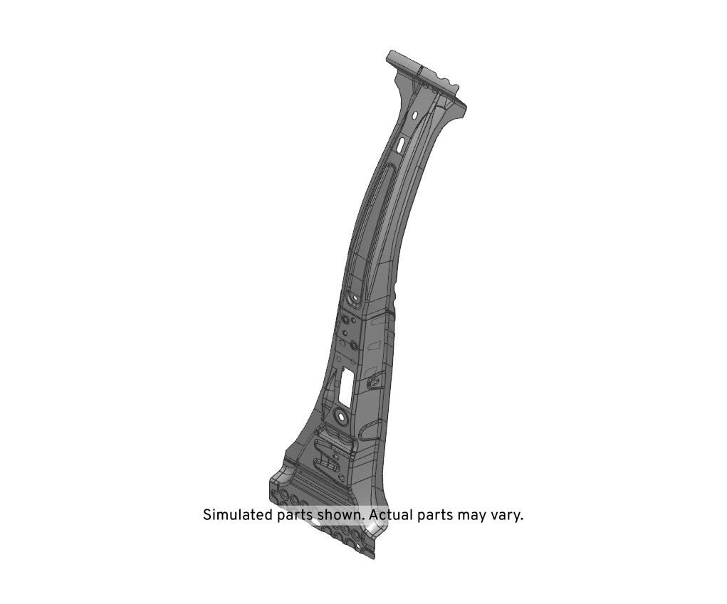 GM Genuine Parts Driver Side Center Pillar Outer Panel Reinforcement