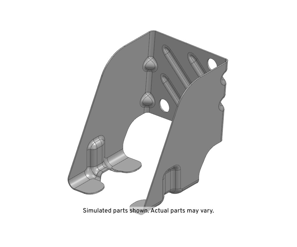GM Genuine Parts Driver Side Body Side Front Fender Upper Rear Bracket