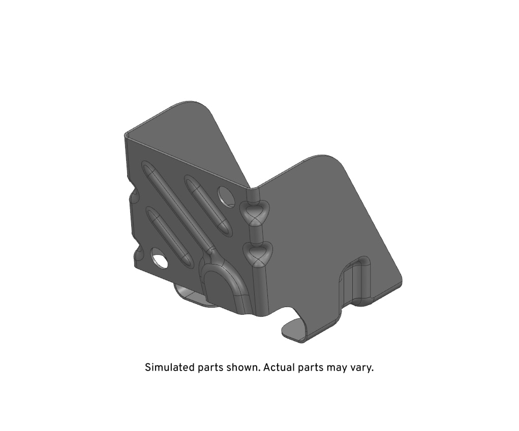 GM Genuine Parts Passenger Side Body Side Front Fender Upper Rear Bracket