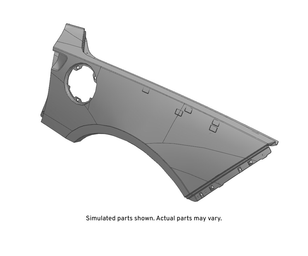 GM Genuine Parts Driver Side Quarter Outer Panel