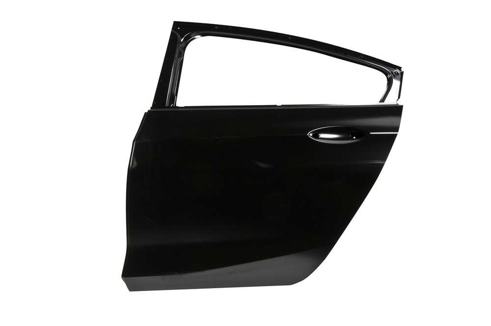 GM Genuine Parts Rear Driver Side Door with Reinforcements, Plates, Bar, Channel, and Window Frame