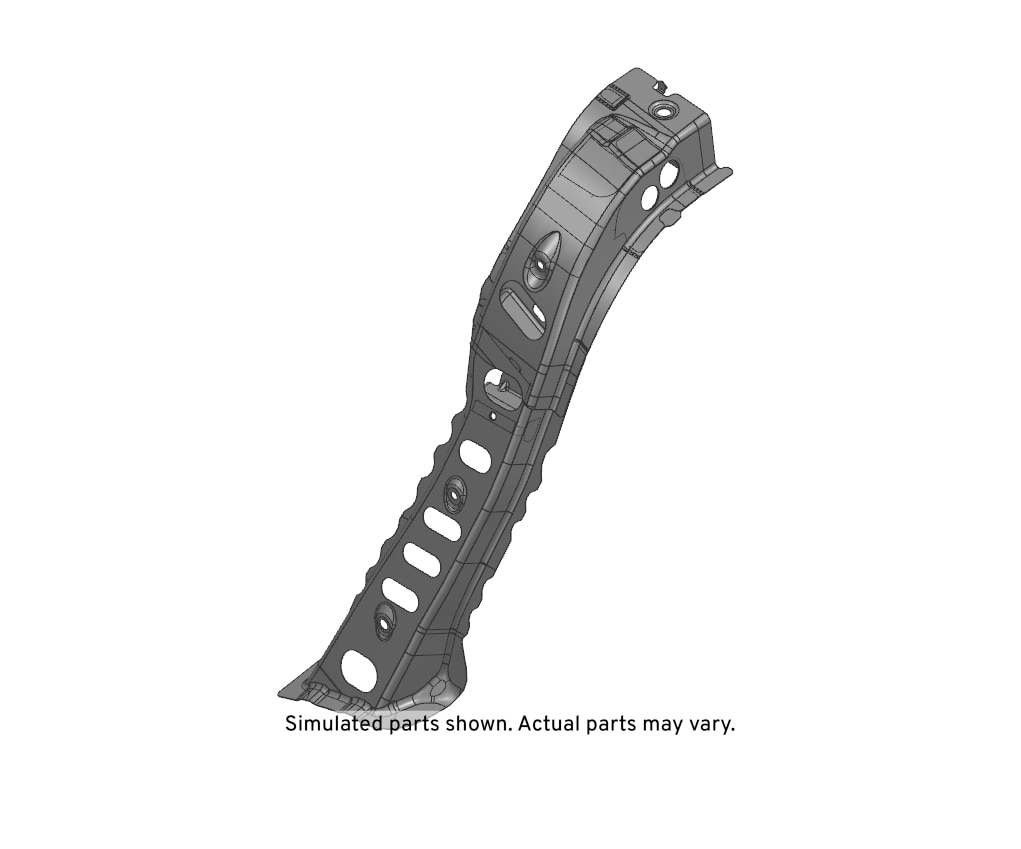 GM Genuine Parts Driver Side Roof Inner Rear Side Rail