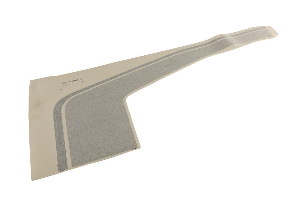 GM Genuine Parts Gray Spectra Front Driver Side Door Decal