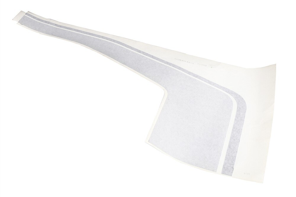 GM Genuine Parts Gray Spectra Front Passenger Side Door Decal