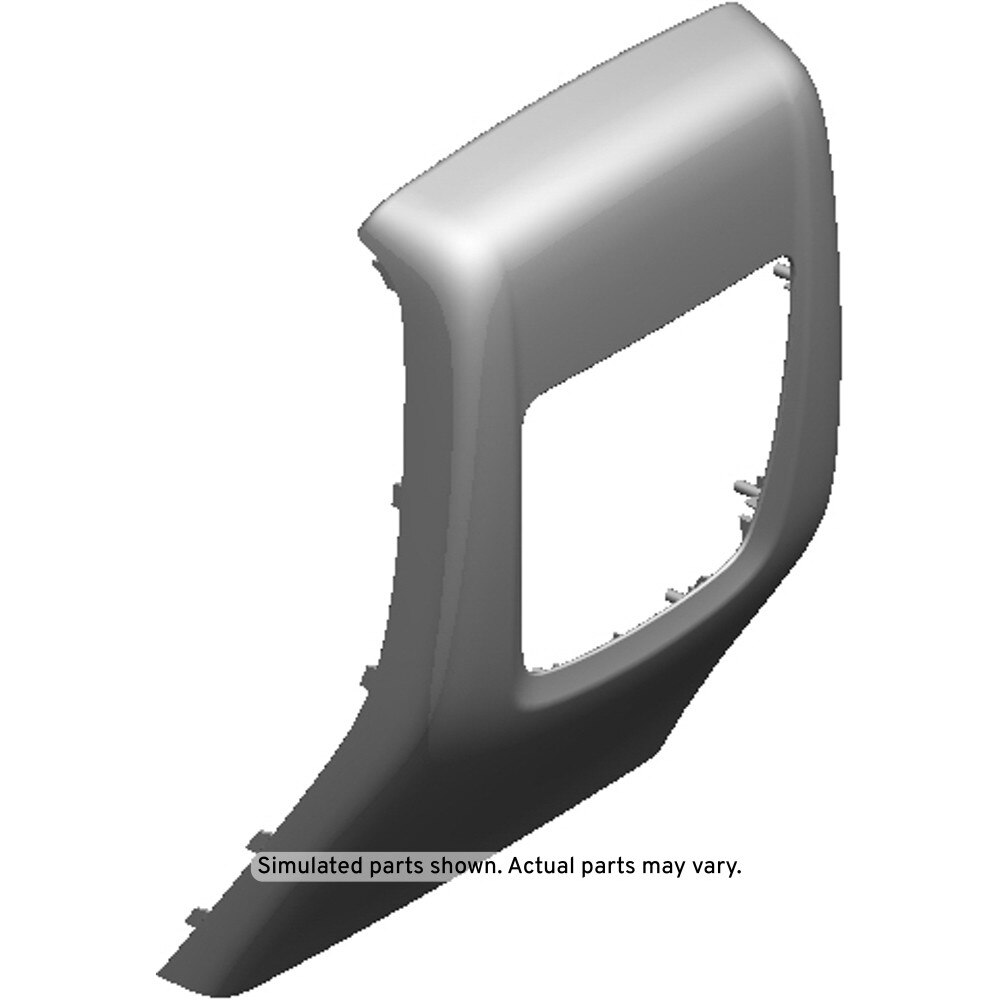 GM Genuine Parts Jet Black Front Floor Console Rear Trim Panel