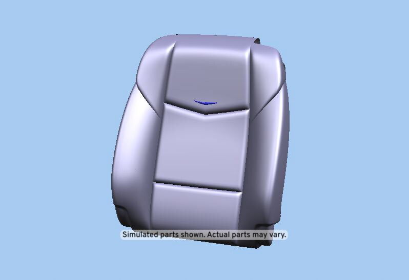 GM Genuine Parts Jet Black Driver Seat Back Cover