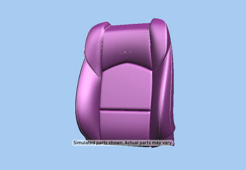 GM Genuine Parts Light Platinum Front Driver Side Seat Back Cover