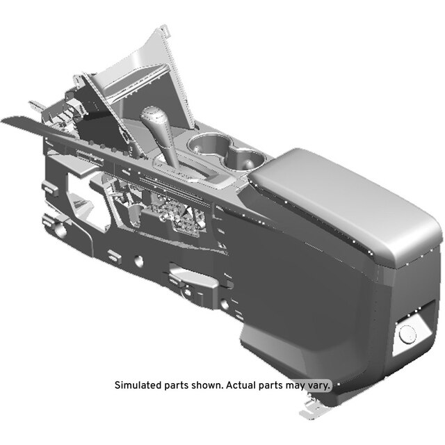 GM Genuine Parts Light Titanium Front Floor Console
