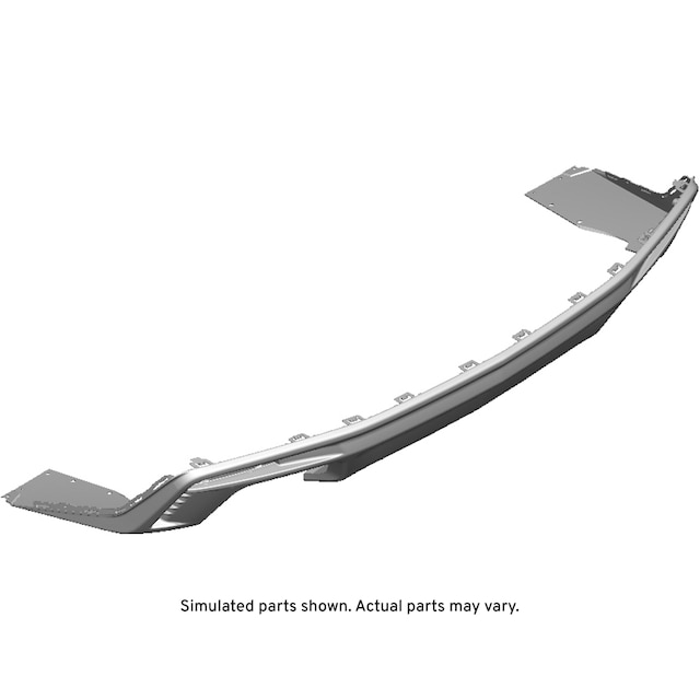 GM Genuine Parts Black Rear Bumper Lower Fascia