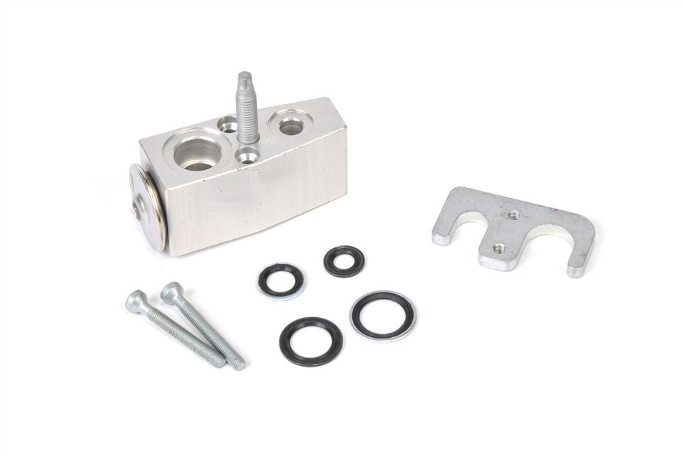 GM Genuine Parts Air Conditioning Thermal Expansion Valve Kit with Valve Seals, Valve, Plate, Stud, and Bolts