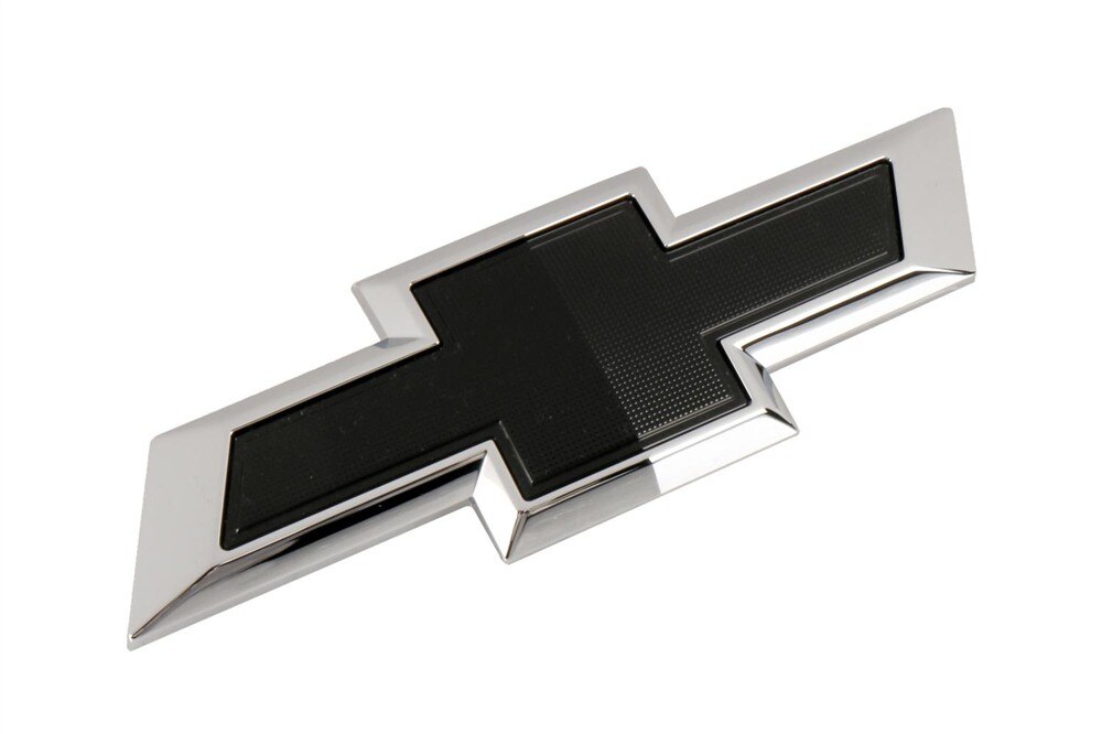 GM Genuine Parts Black Front Bumper Fascia Bowtie Logo