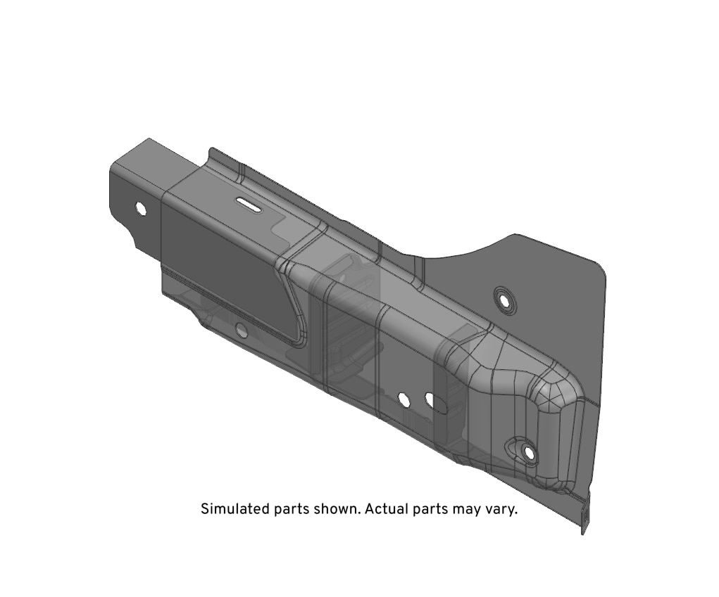 GM Genuine Parts Passenger Side Rocker Inner Panel Rear Extension