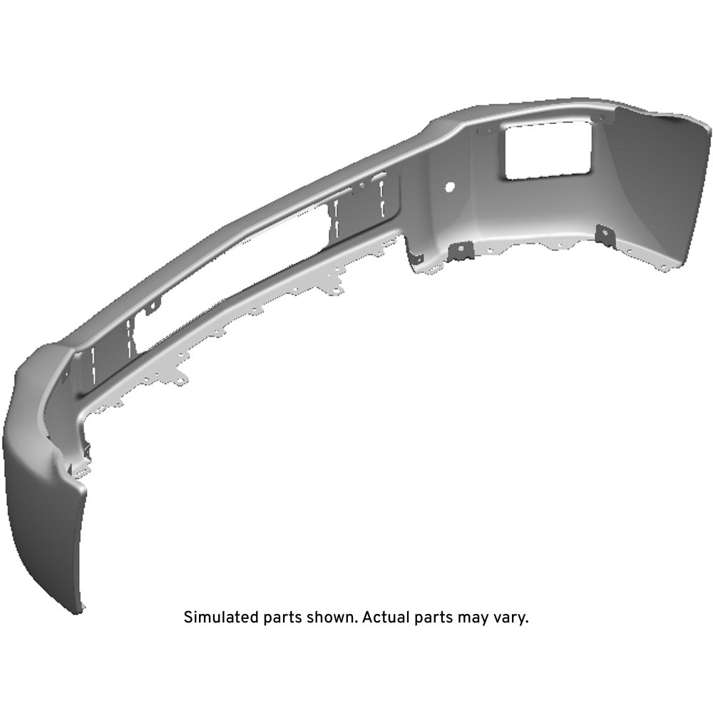 GM Genuine Parts Primed Front Bumper Impact Bar