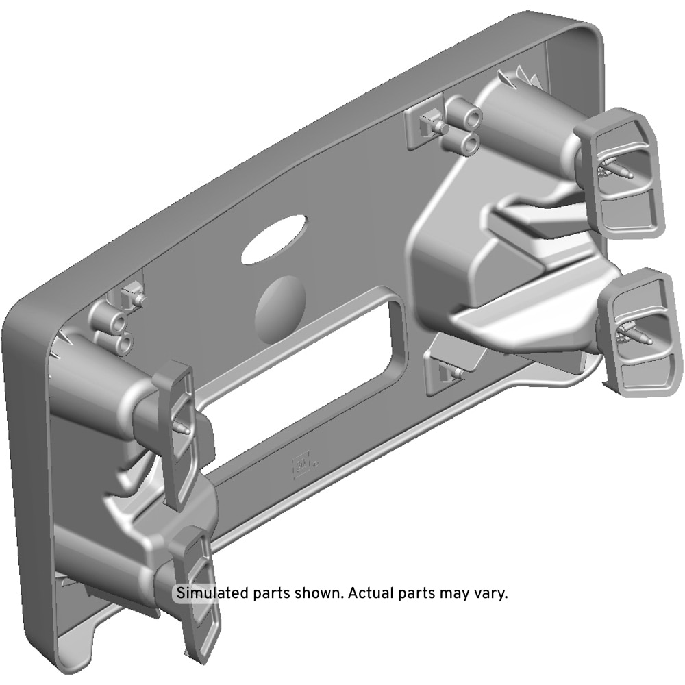 GM Genuine Parts Front License Plate Bracket