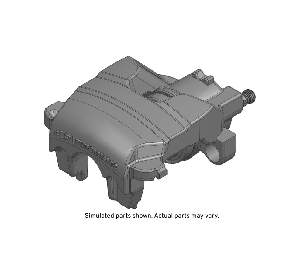 GM Genuine Parts Front Driver Side Disc Brake Caliper Assembly
