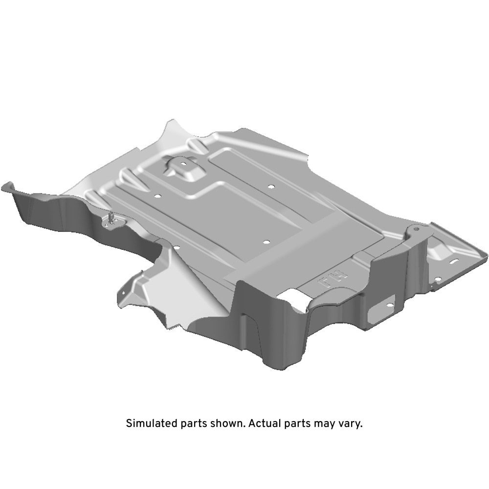 GM Genuine Parts Driver Side Underbody Rear Air Deflector