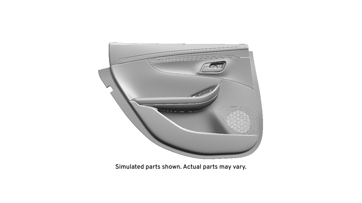GM Genuine Parts Light Wheat Rear Driver Side Door Trim