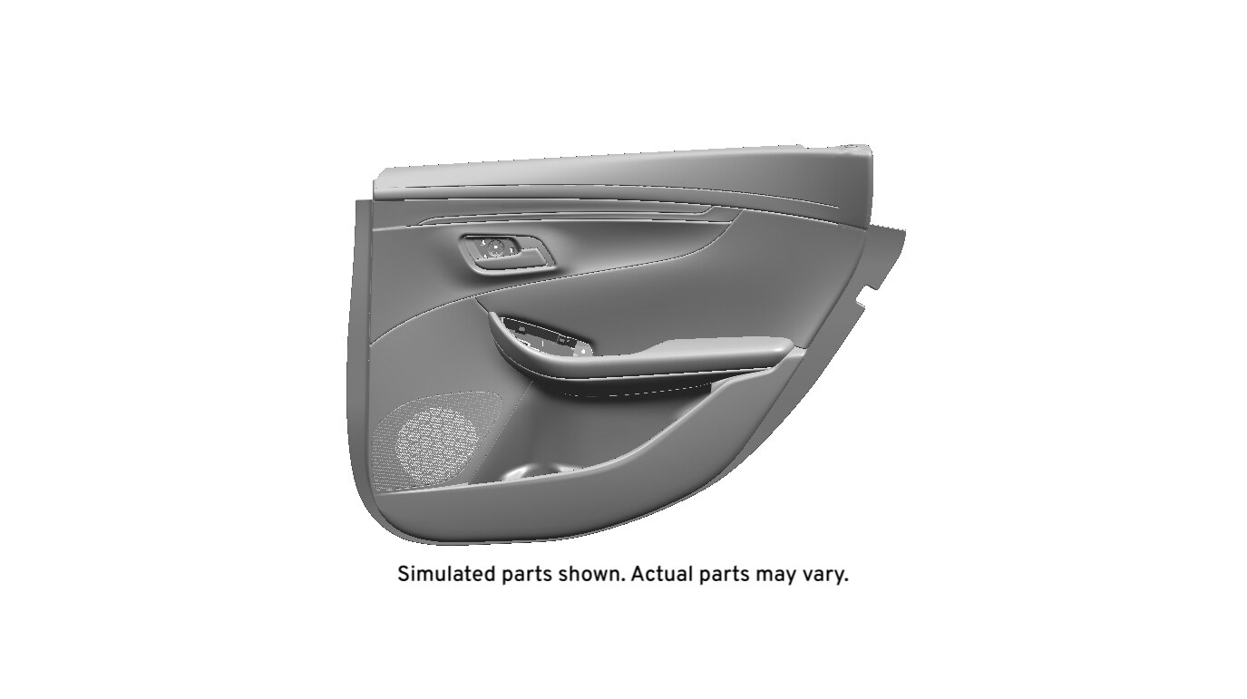 GM Genuine Parts Light Wheat Rear Passenger Side Door Trim
