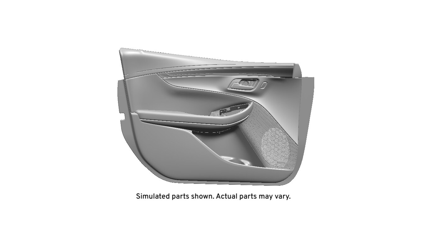 GM Genuine Parts Dark Titanium Front Driver Side Door Trim
