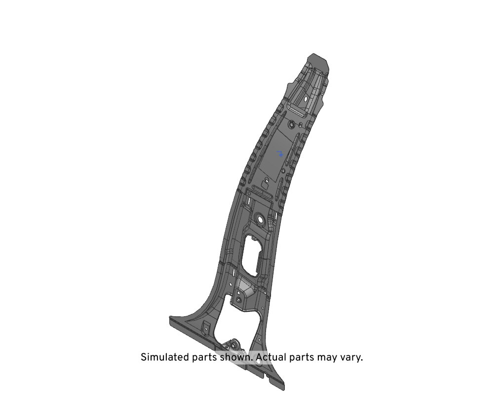 GM Genuine Parts Driver Side Center Pillar Inner Panel