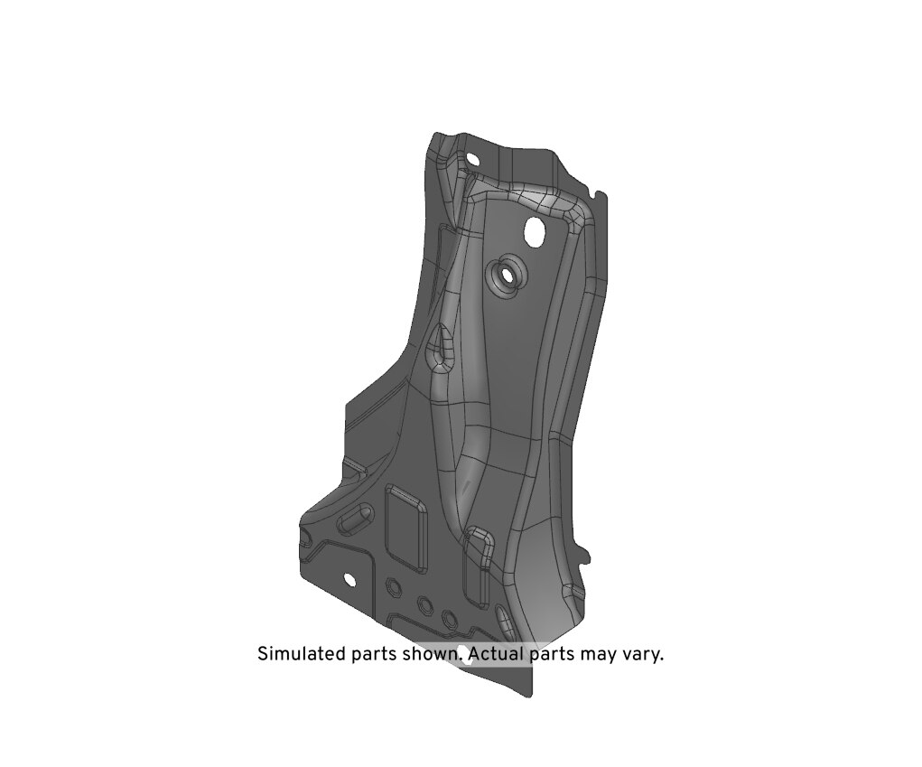 GM Genuine Parts Driver Side Center Pillar Outer Panel Reinforcement