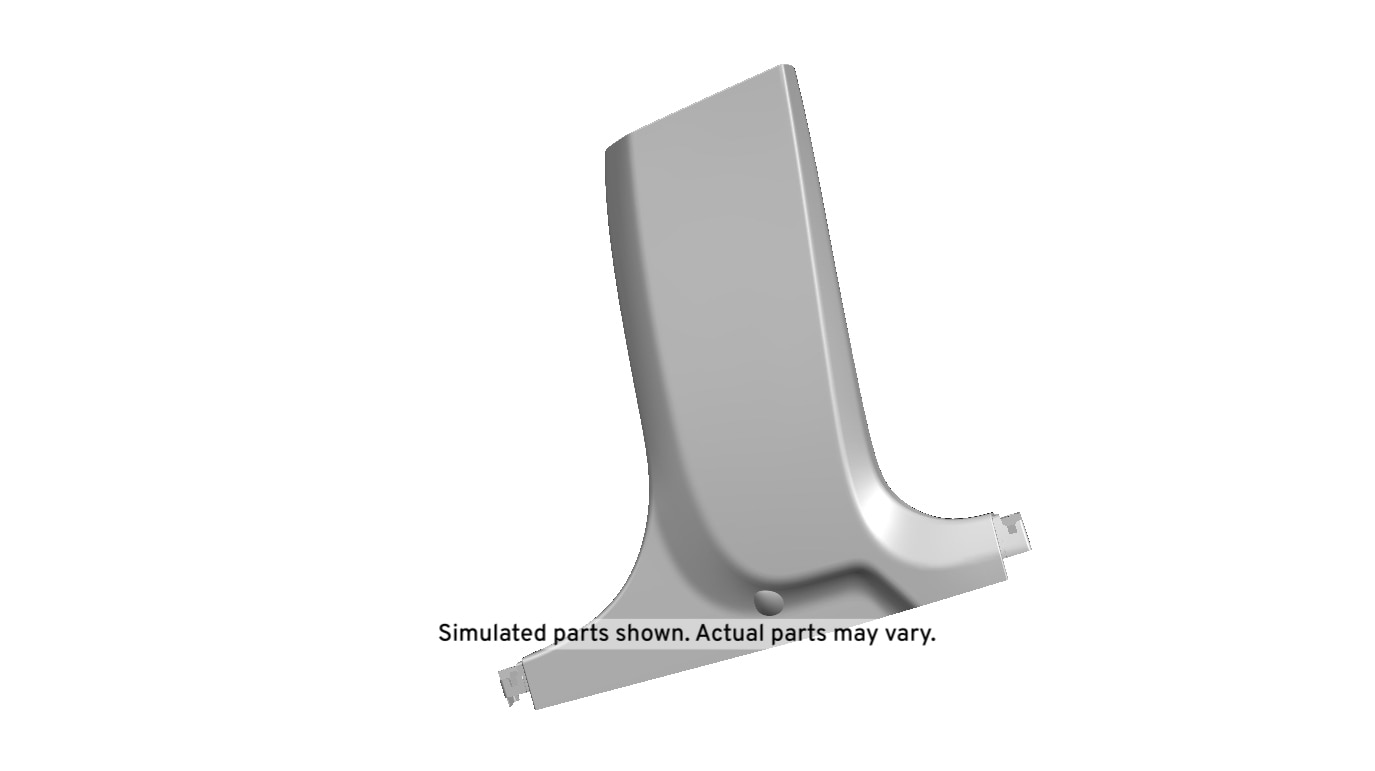 GM Genuine Parts Light Neutral Passenger Side Center Pillar Lower Trim Panel