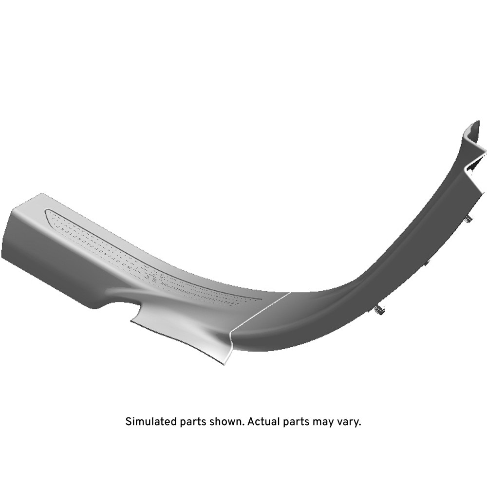 GM Genuine Parts Light Neutral Passenger Side Body Lock Pillar Garnish Molding