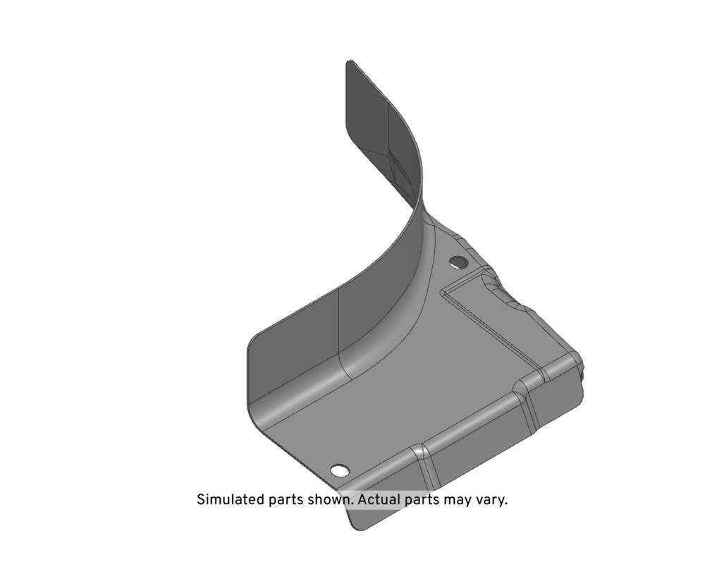 GM Genuine Parts Passenger Side Front Compartment Intermediate Side Rail Reinforcement