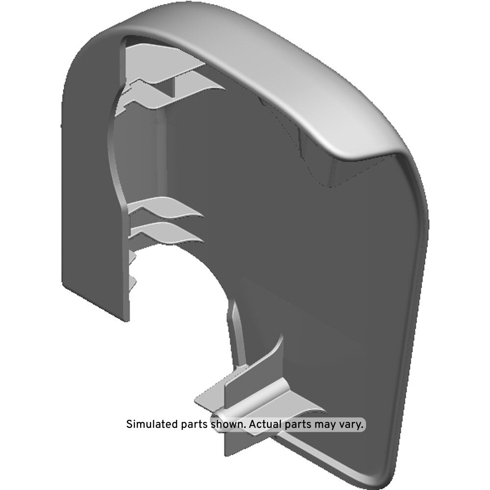 GM Genuine Parts Whisper Beige 3rd Row Passenger Side Seat Hinge Finish Cover