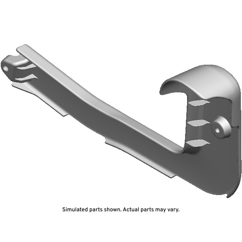 GM Genuine Parts Shale Driver Side 3rd Row Seat Back Hinge Finish Cover