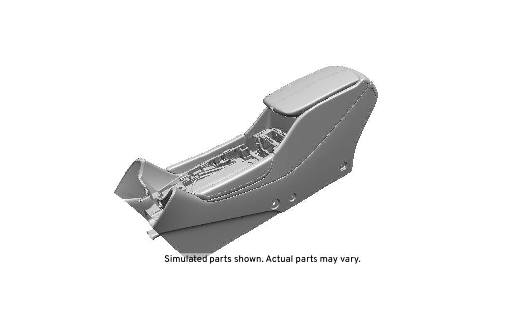 GM Genuine Parts Loft Brown Front Floor Console