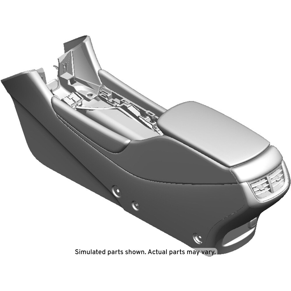 GM Genuine Parts Medium Ash Gray Front Floor Console