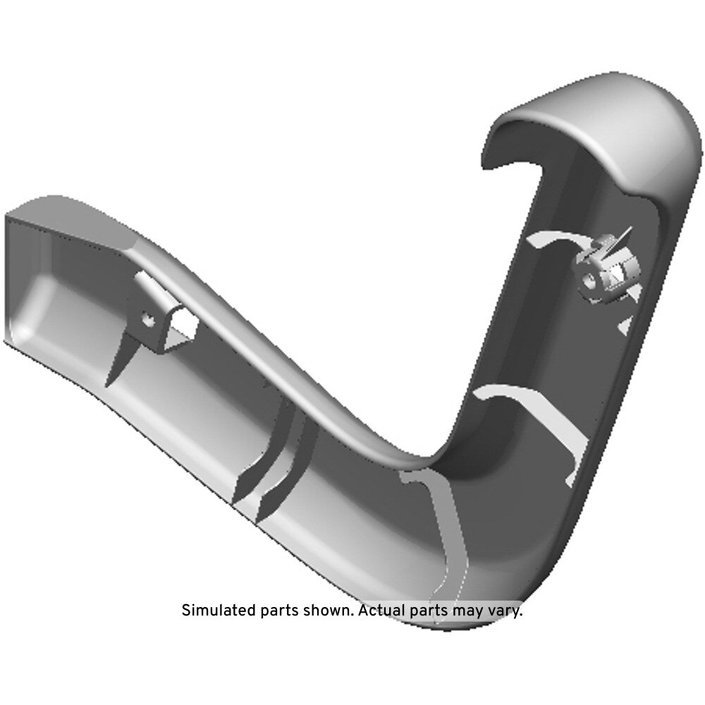 GM Genuine Parts Dark Atmosphere Rear Passenger Side Seat Outer Hinge Finish Cover