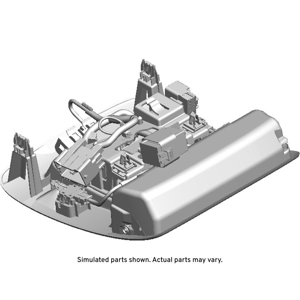 GM Genuine Parts Light Ash Gray Roof Console