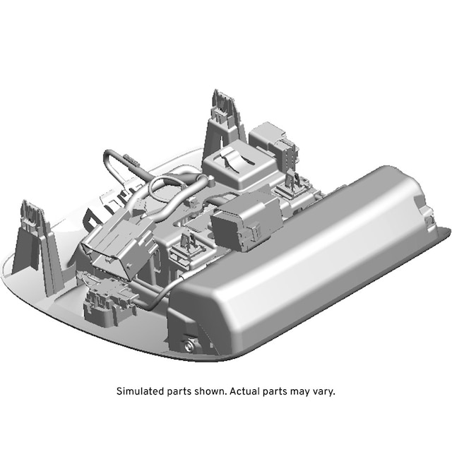 GM Genuine Parts Light Ash Gray Roof Console